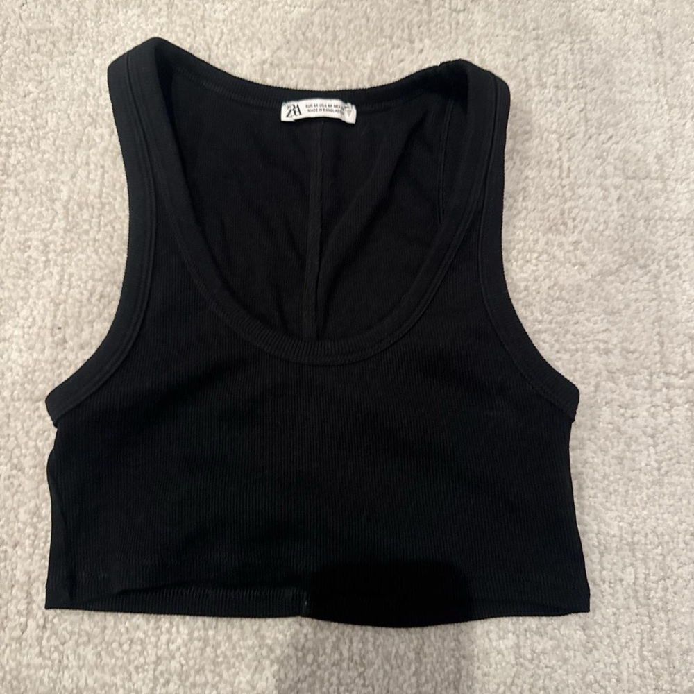Black Crop Top
